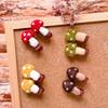2pcs Cute Mushroom Wool Children's Duck Bill Clip Korean Girls Bangs Headgear Hairpin Headwear Girls Kids Hair Accessories