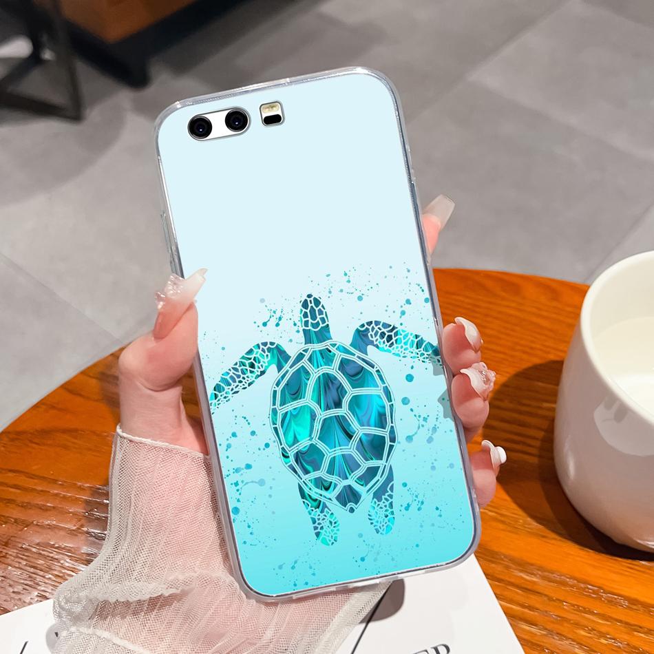 Per Huawei P10 Lite P10 Plus Custodia per Telefono Stile Casual Fantasie Silicone Morbido TPU Trasparente Leggera Copertura Per Huawei P 10+ Funda