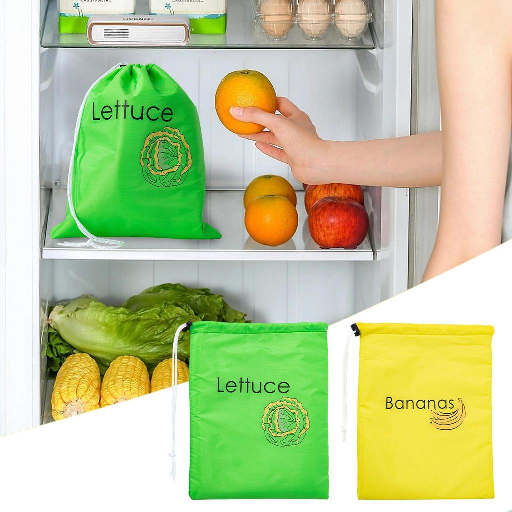 Sacchetto riutilizzabile per mazzo di banane Sacchetto per la conservazione Sacchetto per la conservazione di frutta e verdura Sacchetto per la conservazione degli alimenti Sacchetto per prodotti freschi e generi alimentari