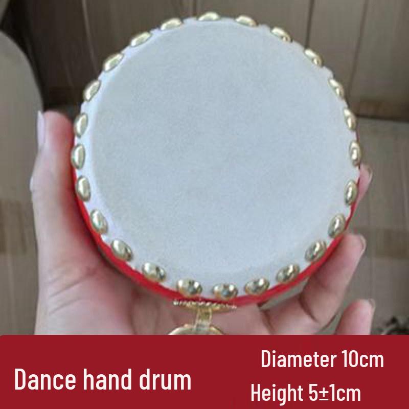 Xinjiang Dance Double-Sided Hand Drum: Kindergarten Orff Instrument Sheepskin Tambourine