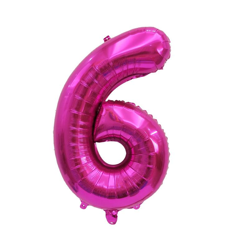 32 Inch Digital Balloon Rose Red Digital Caramel Color Medium Digital Helium Balloon Can Float