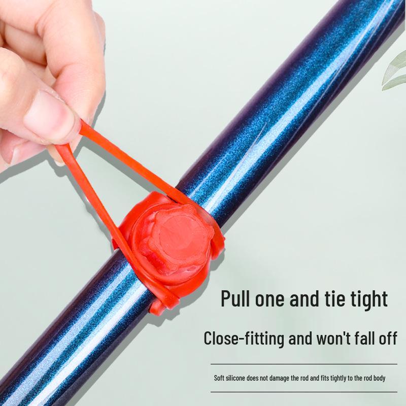 Rutschfestes Set für Angelruten- und Rollenlinienverbinder für dicke und dünne Ruten