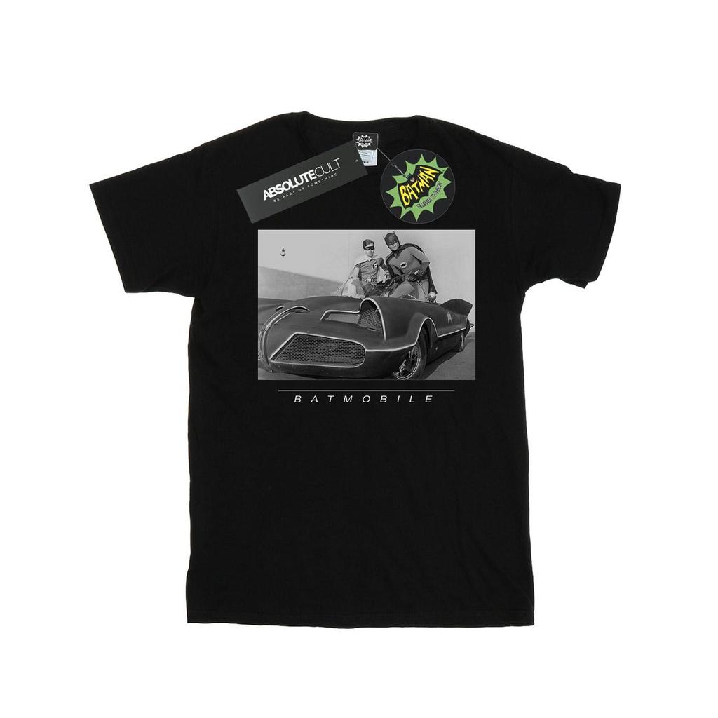 DC Comics Mens Batman TV Series Batmobile T-Shirt