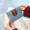 New Wallet Women's Zipper Buckle Contrasting Color Change Bag Simple Fashion Short Women's Wallet