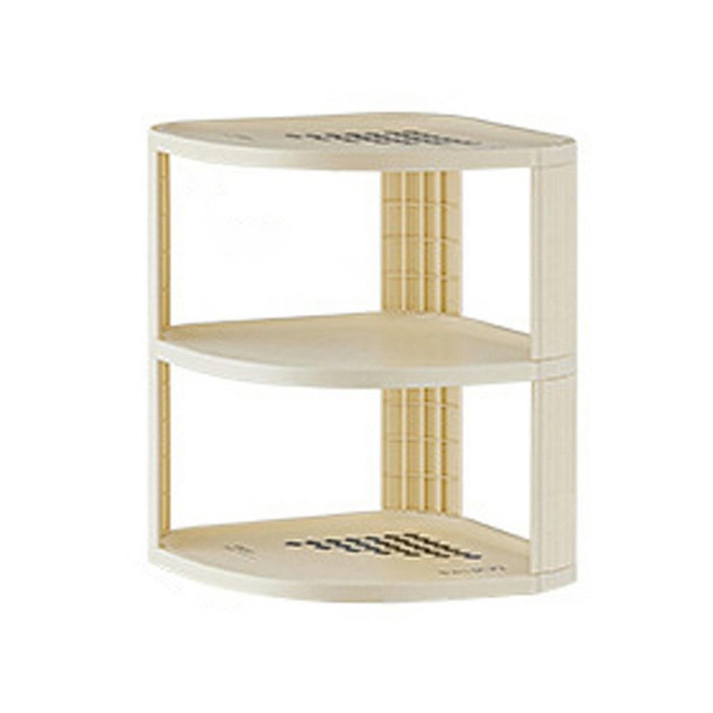 

3 Tier Shoe Rack Home Entryway Corner Space Saving Narrow Shoe Organizer PP Storage Shelf
