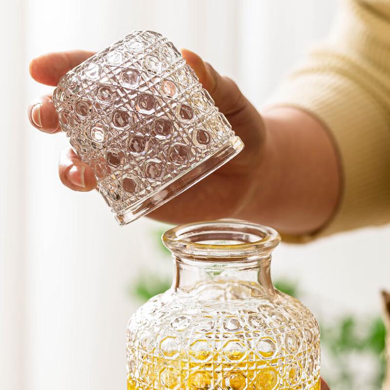 LOVWISH Leqing Glass Cup and Pot Set