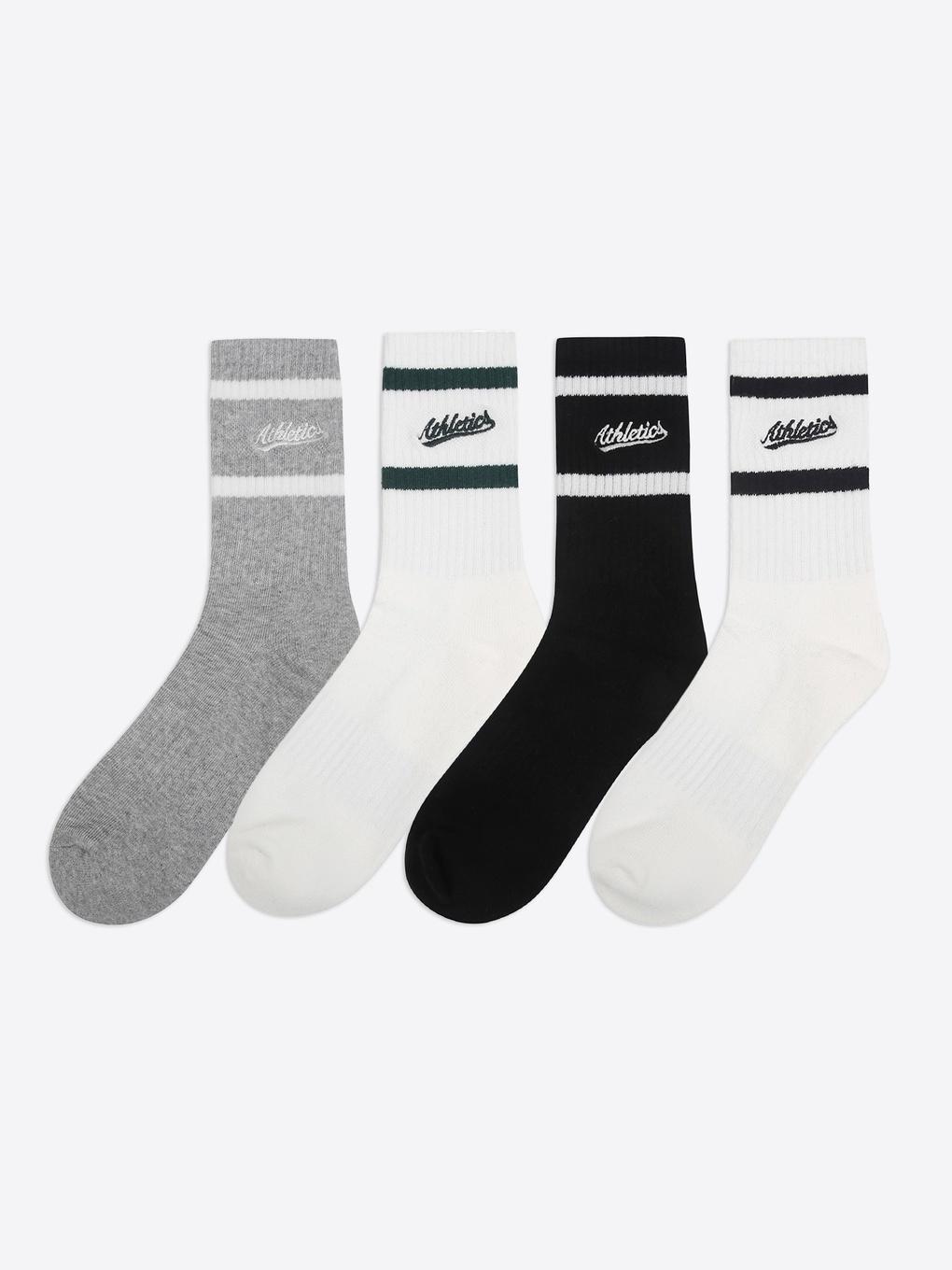 

Lettering Sports Crew Socks HPAO5EA917