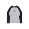 Nike New York Yankees Double Logo Print Color Block Long Sleeve Sweatshirt Kids Sweatshirt Black Gray 3Z3B7SBG2-NYY