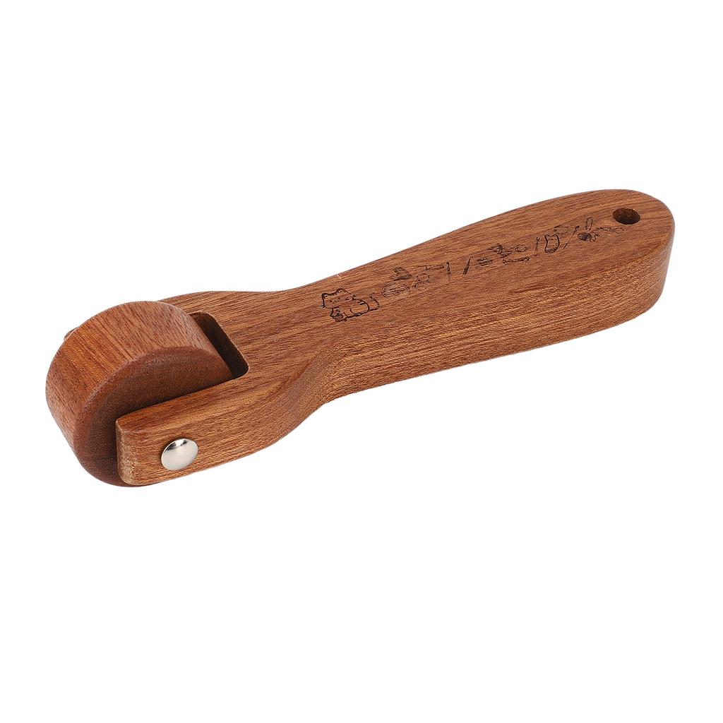 Wood Quilting Seam Roller Ergonomic Handle Multi Functional Sewing Push Pressing Wheel