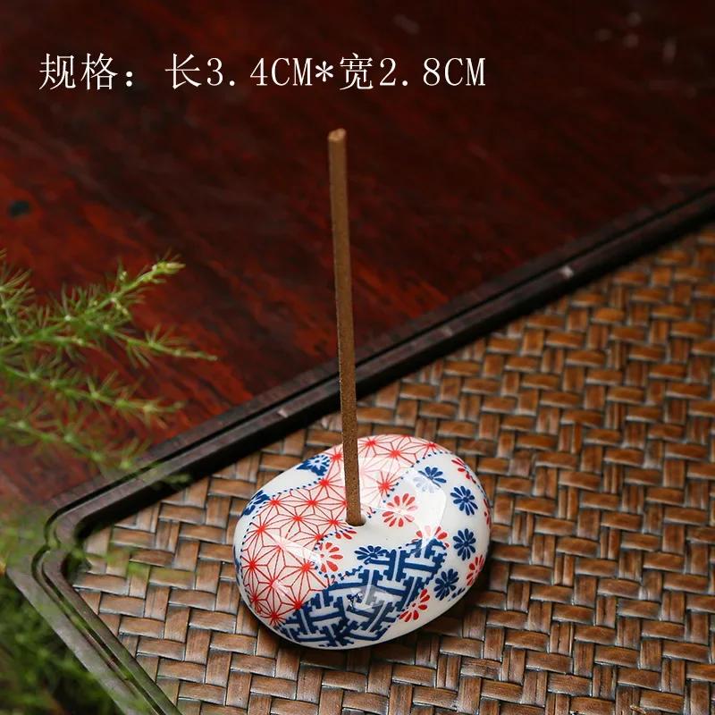 1PC Japanese Style Ceramic Incense Stick DIY Home Bedroom Aromatherapy Incense Holder Decoration