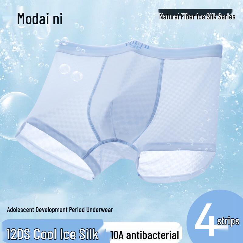 Slip Boxer Uomo in Seta di Ghiaccio e Modal