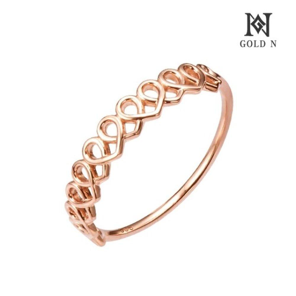 [ Goldgoldn] 14K Shared Heart Ring