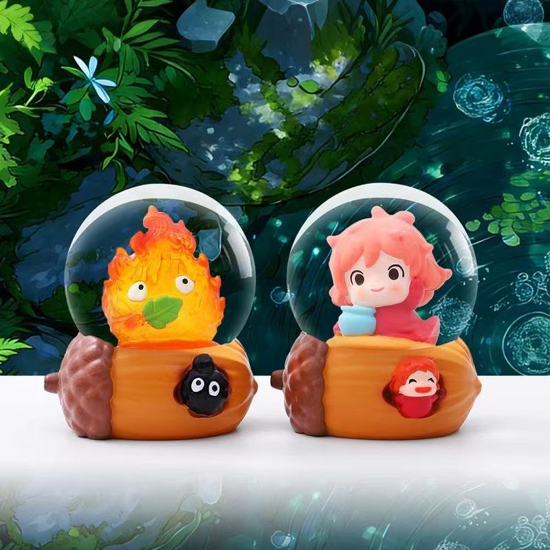 In Stock Hayao Miyazaki Dream Seeking Journey Crystal Ball Toy Collectible Figure Children'S Trendy Gift