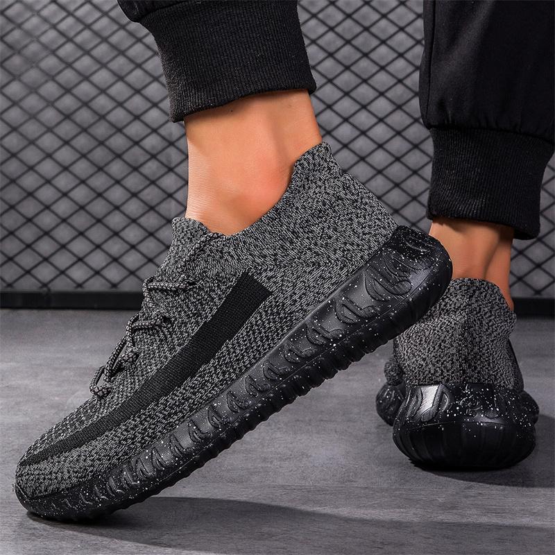TUINANLE Pánske bežecké topánky sieťovaná priedušná platforma tenisky na šnurovanie ľahké tenisky vulkanizované topánky