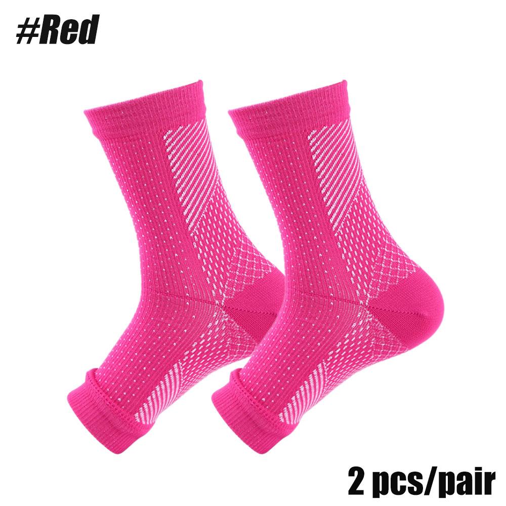 1 Pair of Ankle Socks and Joint Compression Sleeves