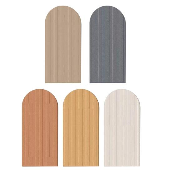 Large Arched Felt Bulletin Board Curved Felt Panels for Office And Home Decor Stylish Cork Board Alternative for Notes Photos And Memos