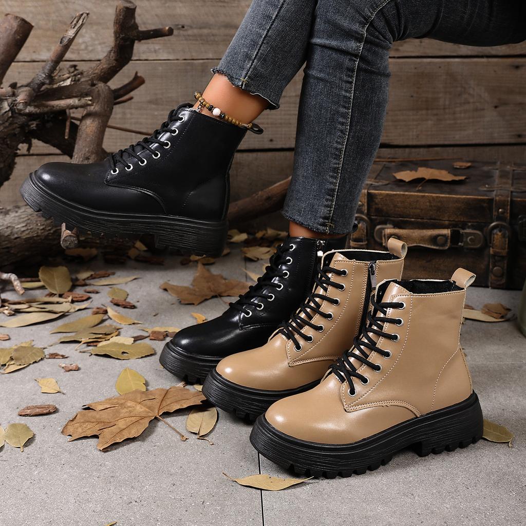 2025 Martin boots women's short boots British style autumn and winter new women's boots trendy with thick-soled thin boots children