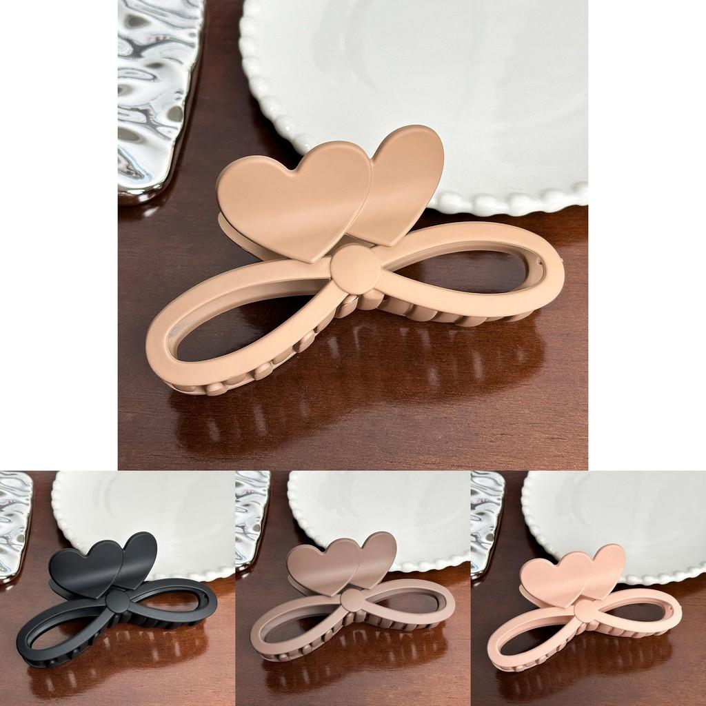 Heart Chic Oversized Hair Clip Handmade For Fashionable Womens Accessories Hair