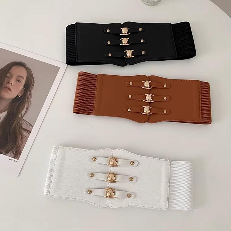 Elastic Wide Corset Belts For Women Waist Plus Size Belt Female Dress Waistband Big Stretch Cummerbunds Clothes Accessory