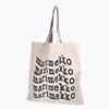 Marimekko Vankka Tote Bag with Marimekko Logo, Women's, Black/Beige, 94599 094599 890, Scandinavian Design [Parallel Import]