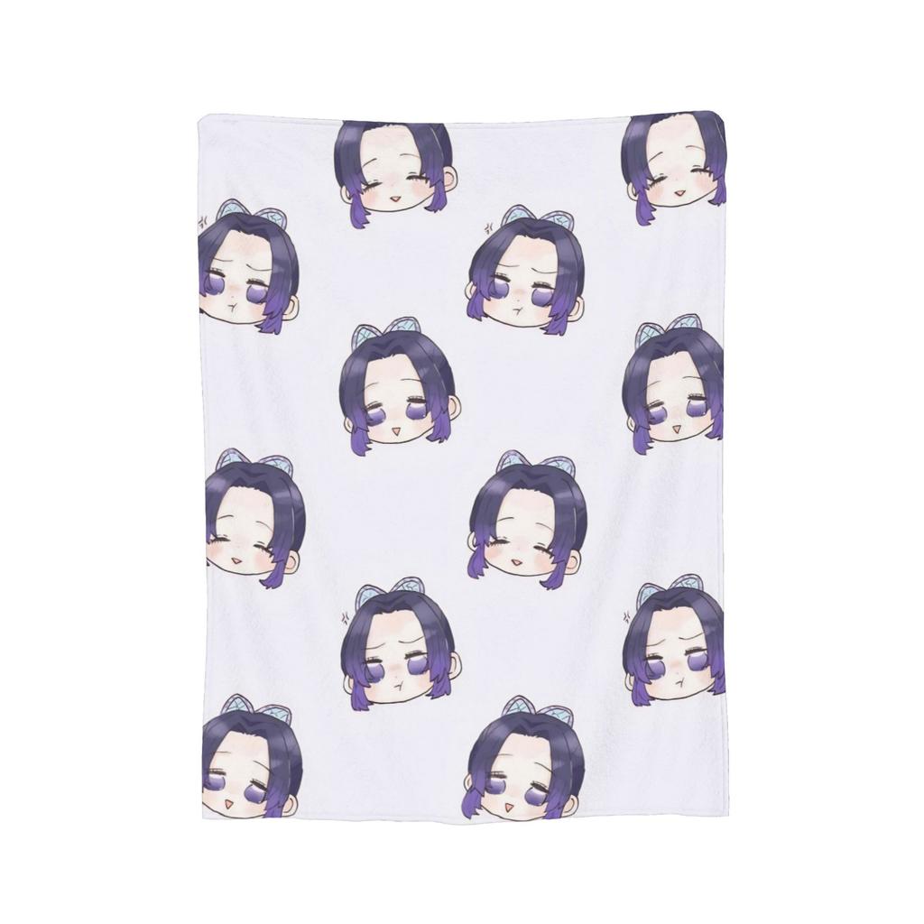 Sanemi Shinazugawa Dämonentöter Decke Samt Winter Atmungsaktive Leichte Überwurfdecke für Sofa Büro Teppich Stück