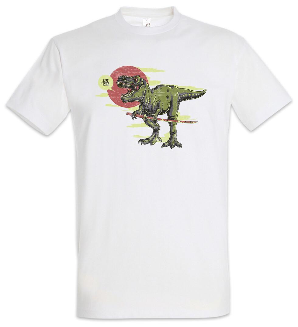 Tyrannosaurus Samurai T-Shirt Ninja Japan Rex T-Rex Bushido Warrior Dakana Sword 3XL