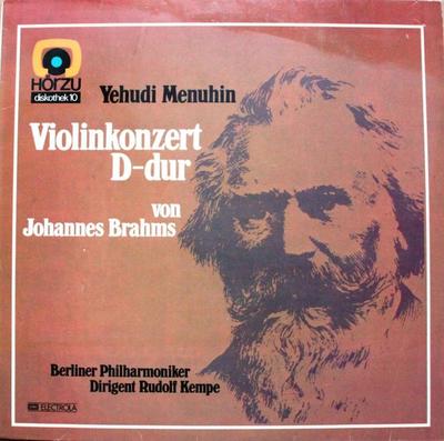 LP Record YEHUDI MENUHIN - Violinkonzert D-dur Von Johannes Br SHZEL716 HÖR ZU Germany Classical Used