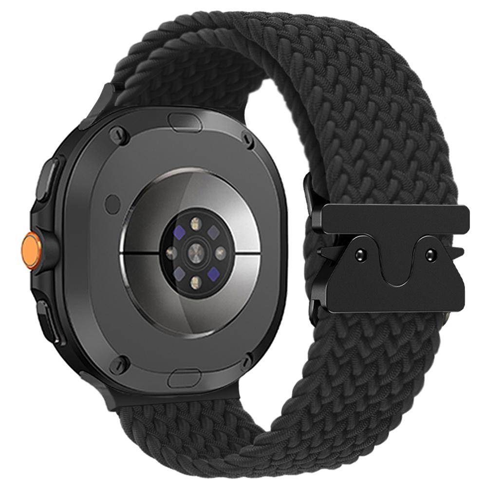 Nylon Watch Band for Samsung Galaxy Watch8 44mm/40mm/Watch8 Classic 46mm Braided Replacement Strap