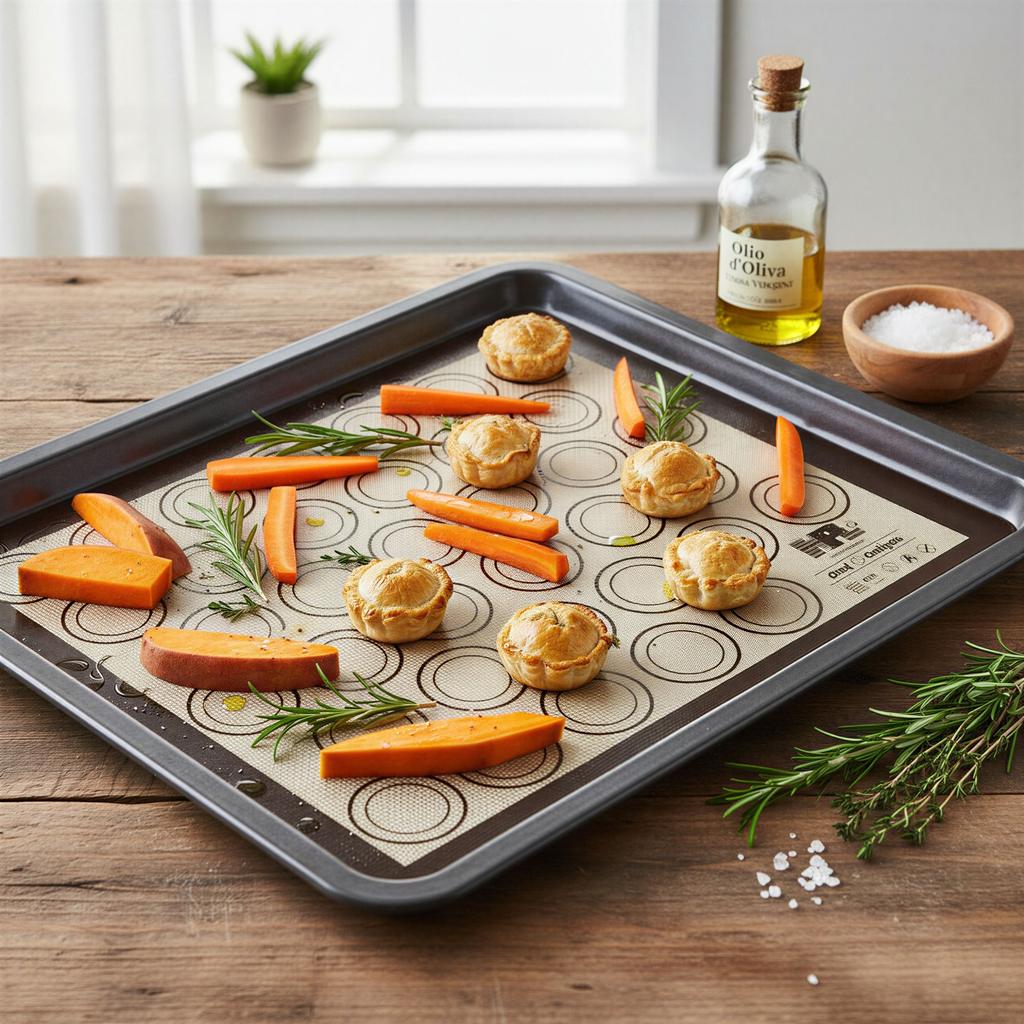 SILICONE BAKING MAT DOUGH MAT 40x30 CM REUSABLE