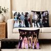 Korea Hot Girls Group Meowv Cushion Cover Silky Short Plush Home Sofa Cushion Cover - Invisible Zipper Home Decoration