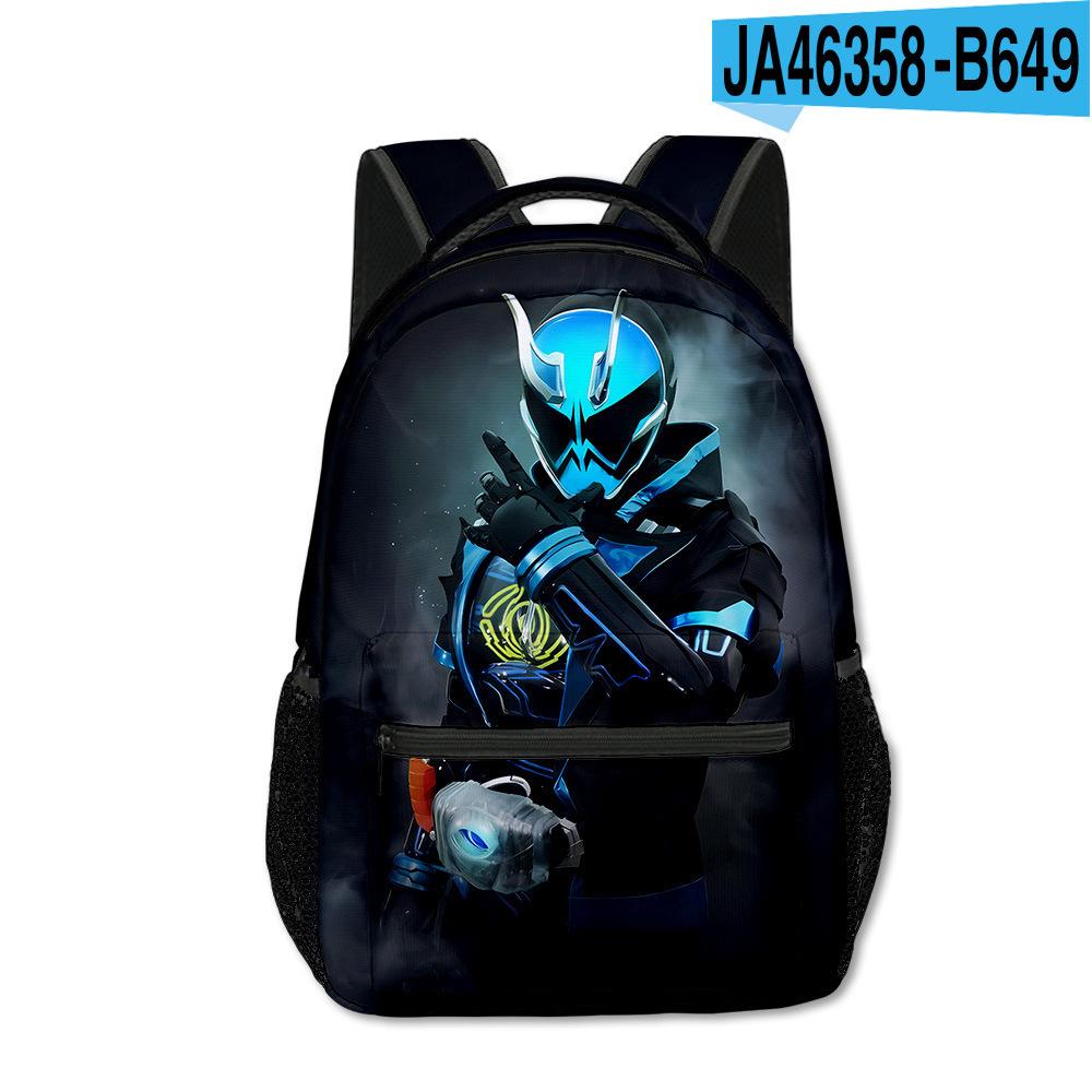 Fashion Novelty Cool Kamen Rider student Bookbag Notebook Backpacks 3D Print Oxford Waterproof Boys/Girls Travel Backpacks
