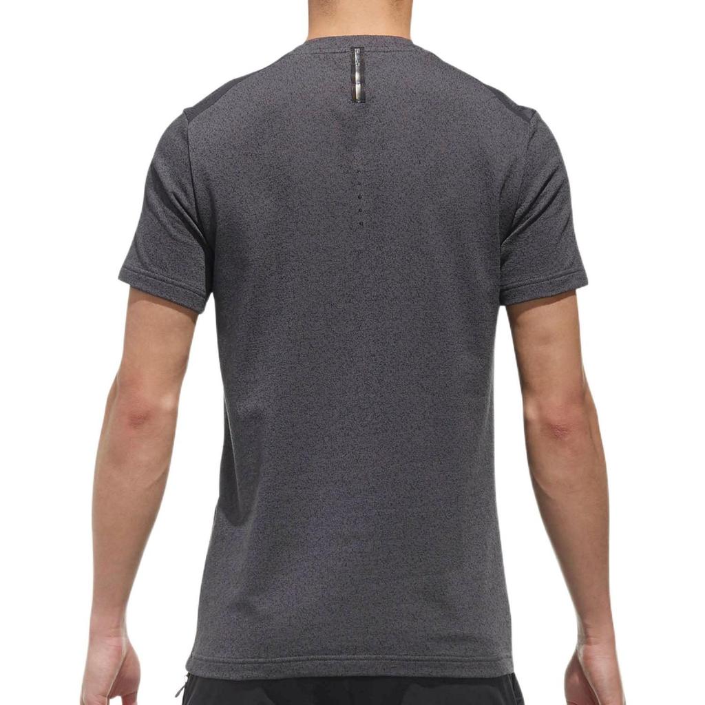 adidas T Shirts Men's Gray Crew Neck Moderate Straight Fit DS8644