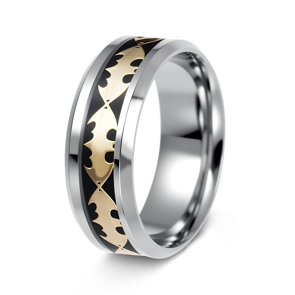Superman & Batman Logo Rings - Popular European & American Movie-Themed Accessories
