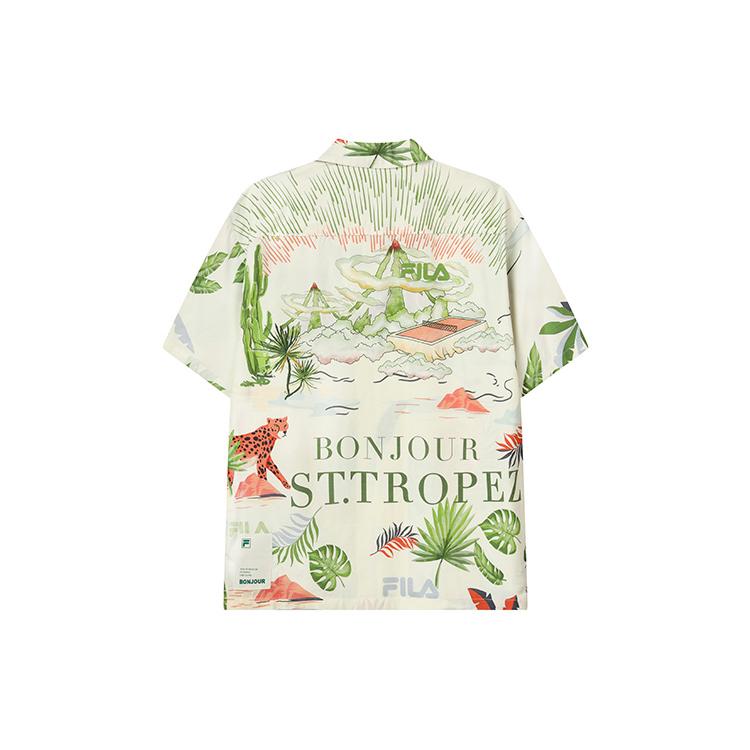 New FILA Shirt Men's All Over Print F11M228402FZA