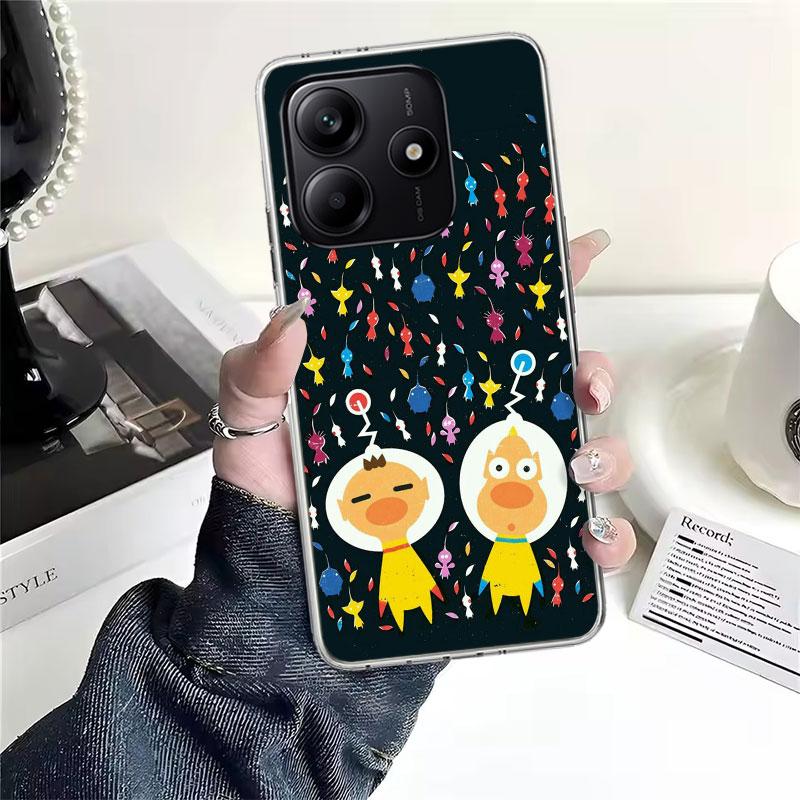 Game P-PikminS 4 Soft Phone Case For Xiaomi Redmi Note 15 14 14S 13 12 Pro Plus 12S 11 11S 11E 10 10S 11T 5G Fundas Coque Redmi