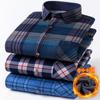 Nouvelle Chemise Homme Grande Taille 8XL 7XL 6XL Automne Hiver Polaire Épaissie Chaude Manches Longues Carreaux Business Décontracté Coupe Slim Vêtements Homme