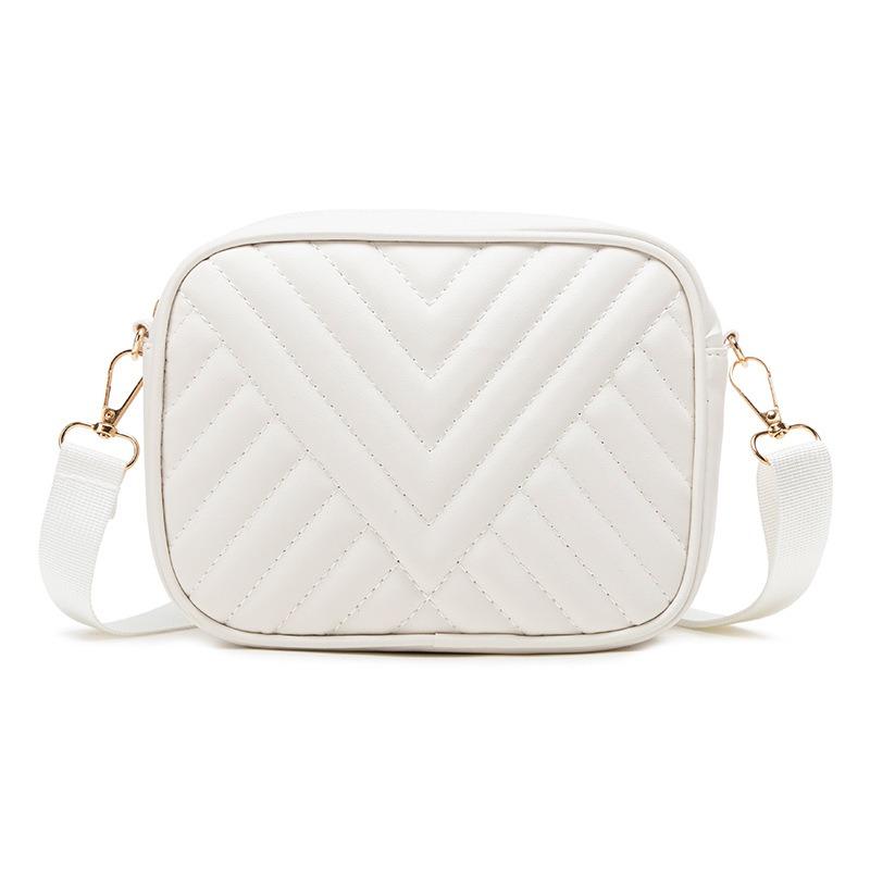 Trend camera bag, small bag, fashion embroidered women's bag, casual small square bag, shoulder messenger bag, mobile phone bag.