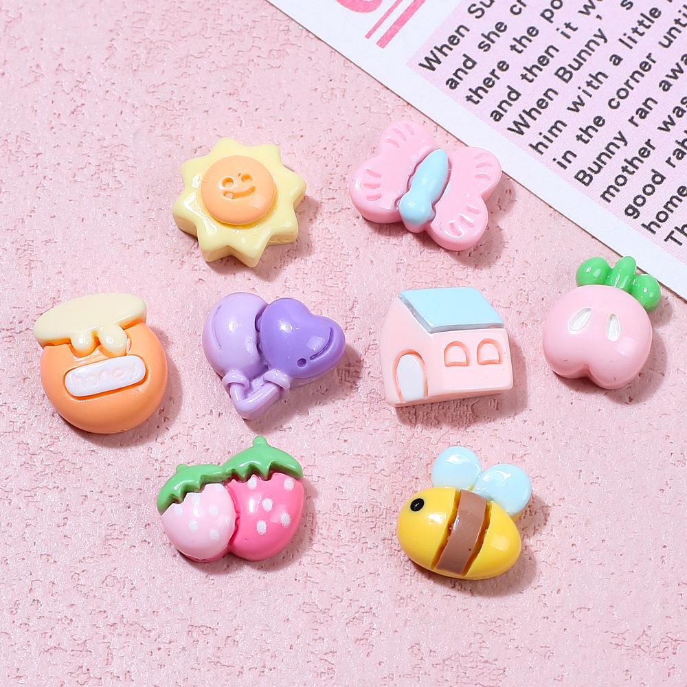 Cartoon Mini Forest DIY Resin Hair Clip Materials
