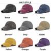 Duck Tongue Hat Chance Letter Embroidered Baseball Hat Washed Old Sun Visor Hat