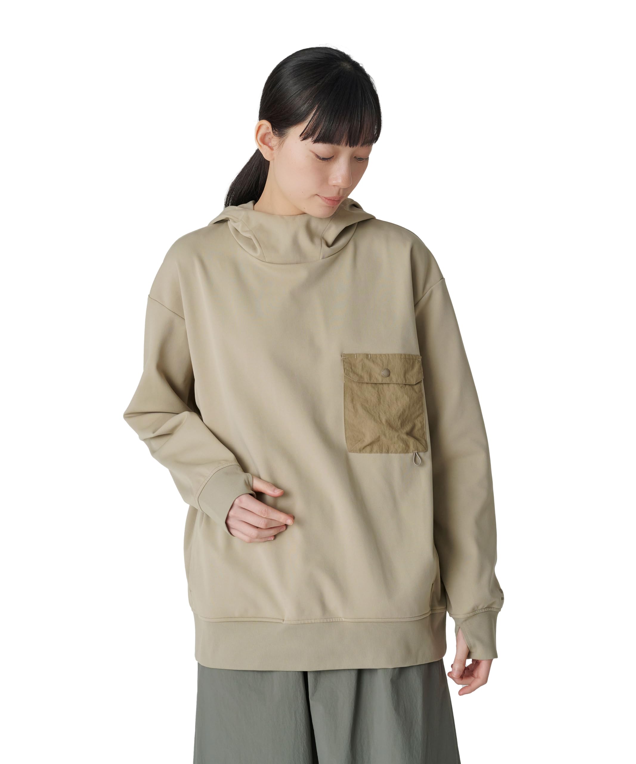 

Толстовка с защитой от насекомых Snow Peak, размер для фестивалей, кемпинга, активного отдыха, MBEIGESW-25SU006 бежевый