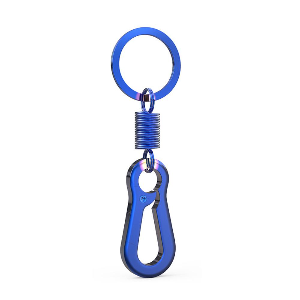 

Креативный металлический автомобильный брелок для ключей из обожженного титана, замечательный автомобильный брелок для ключей