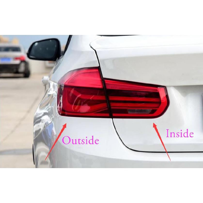 For BMW 3 Series F30 F35 316 318 320i 2016 2017 2018 2019 Rear Tail Lamp Cover Brake Lights Shell Replace The Original Lampshade