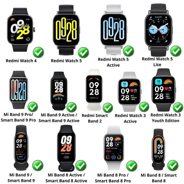 Ładowarka Kompatybilna z Xiaomi Redmi Watch 5/Redmi Watch 4/Smart Band 9/Smart Band 8 - Kabel USB 1 metr Ładowanie Zegarka Phonillico®