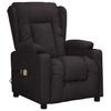 Electric Massage Chair Black Synthetic Leather