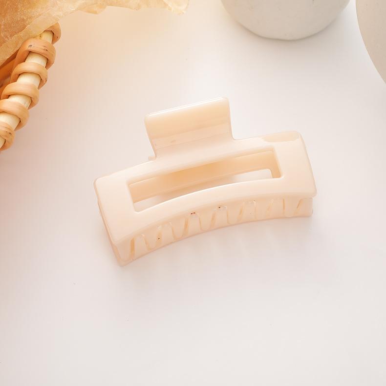 Nuova Versione Coreana di Forcina Quadrata per Capelli in Acrilico Colorato Ins, Colore Caramella Selvaggio, Fermaglio per Capelli Leopardato, Accessori per Capelli da Donna