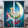 SailorS Moon Curtains Child Room Blackout Curtain for Room 2 Panel Shades Home Interior Curtains Partition Halloween Decoration