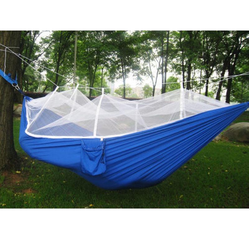 Premium Camping Doppelperson Reise Outdoor Zelt Hängemattenbett mit Moskitonetz