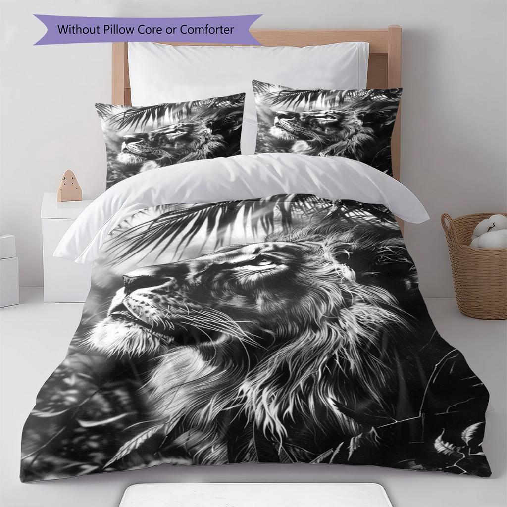 Cartoon Pattern Bedding Quilt Set Quilt Cover Pillowcase Home Decoration Birthday Gift (1 * Duvet Cover + 2 * Pillowcase, Without Core)