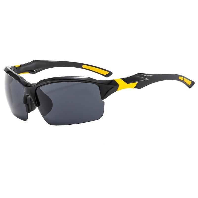 Uv400 Halbrand-Fahrradbrille HD-Linse UV-beständige Fahrradbrille Mode Outdoor-Sportbrille Herren Damen Angelbrille