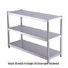 3-Tier 304 Stainless Steel Multifunctional Storage Rack